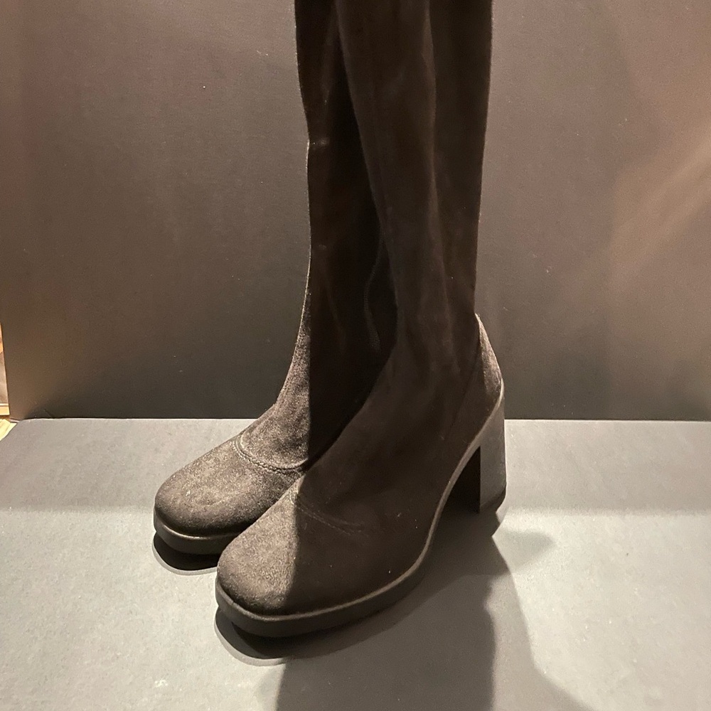 Heel Knee High Boots